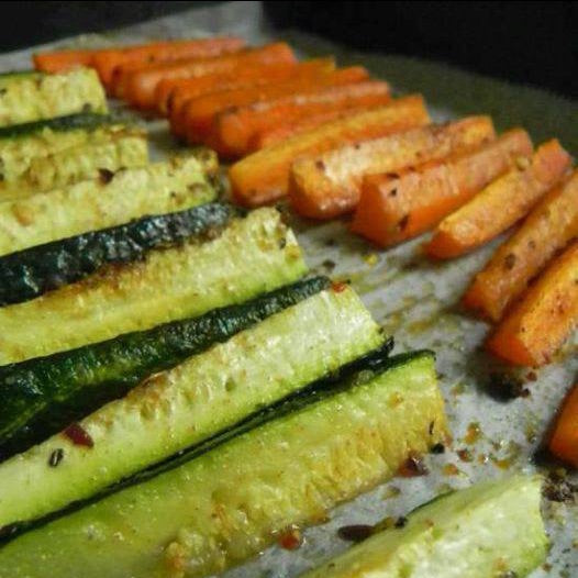 Easy Zucchini and Carrot Fries