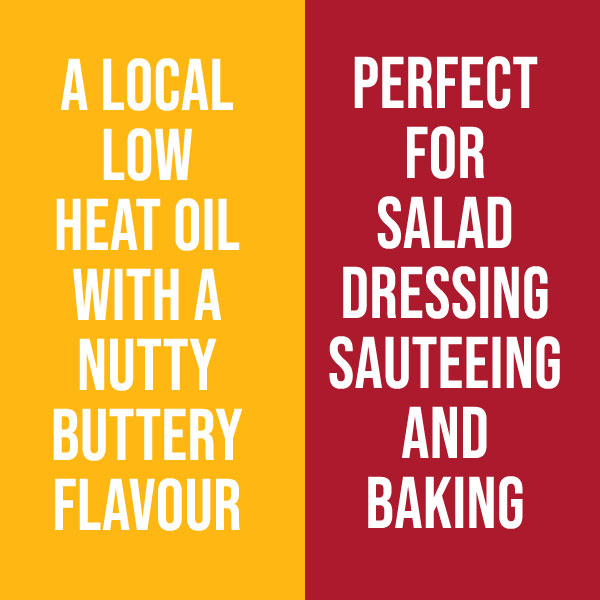A Local Low Heat Oil with a Nutty Buttery Flavour - Kricllewood Farm Sunflower Oil