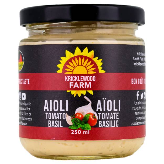 Tomato Basil Garlic Aioli